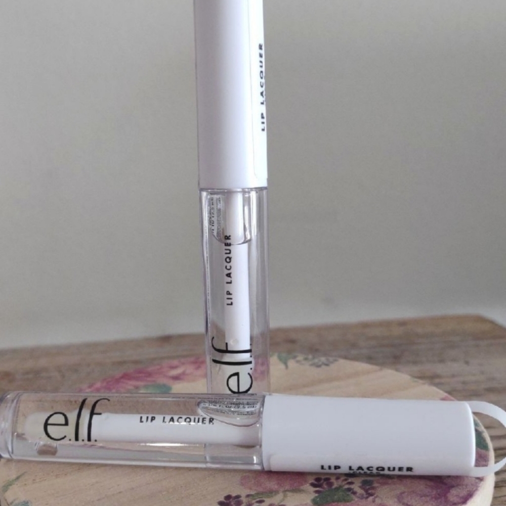 Host Pick 🎉🥳 elf cosmetics Lip Lacquer Clear bundle x2 New